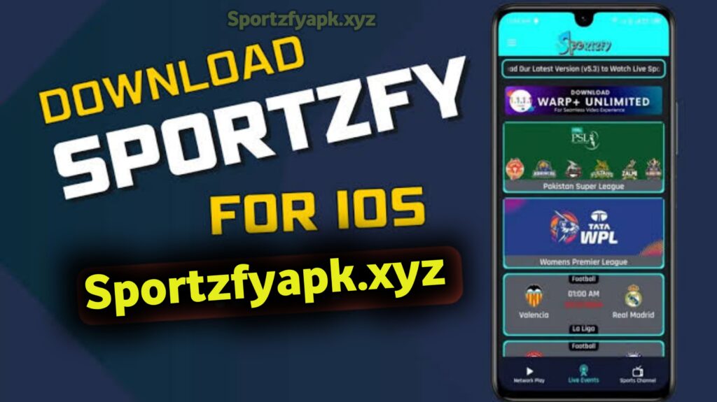 Sportzfy for iOS